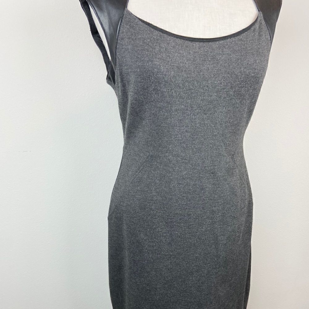 Bailey 44 Faux Leather Sheath Dress - Picture 3 of 7
